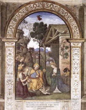 ピントゥリッキオ Painting - 幼子キリストの礼拝 ルネサンス ピントゥリッキオ